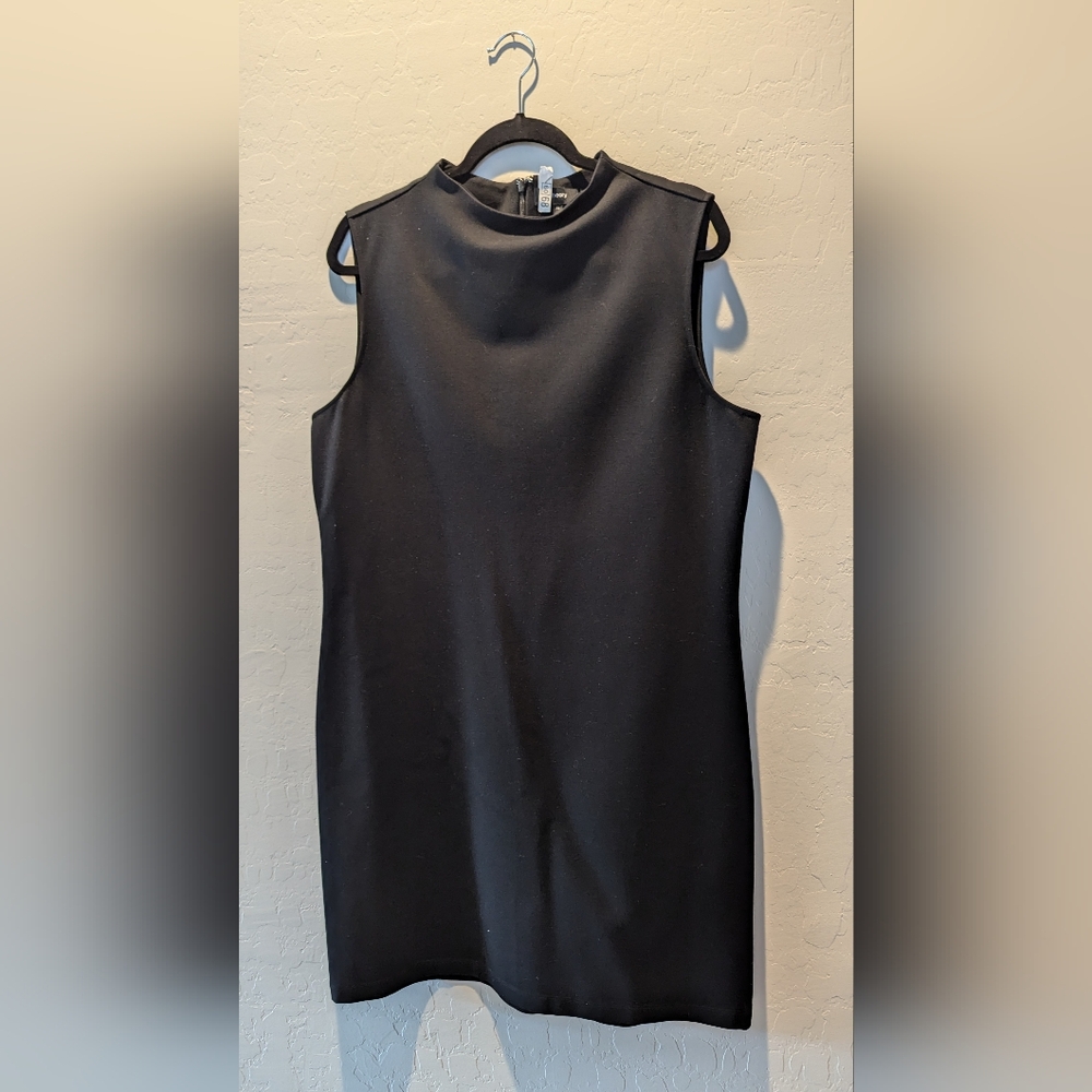 Theory XL Dress Sleeveless Black Top